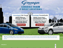 Tablet Screenshot of grossingertoyota.com